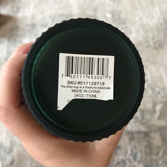 NWT Starbucks Green Matte Studded Tumbler - Picture 6 of 6